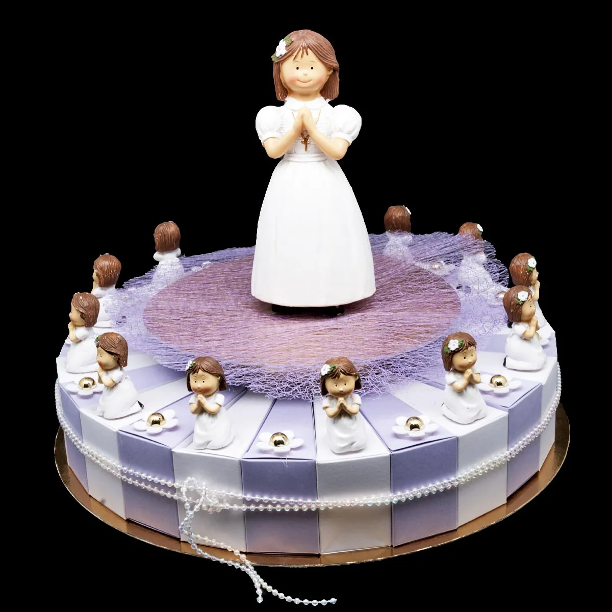 Gâteaux Dragées Communiante Violette Perpignan