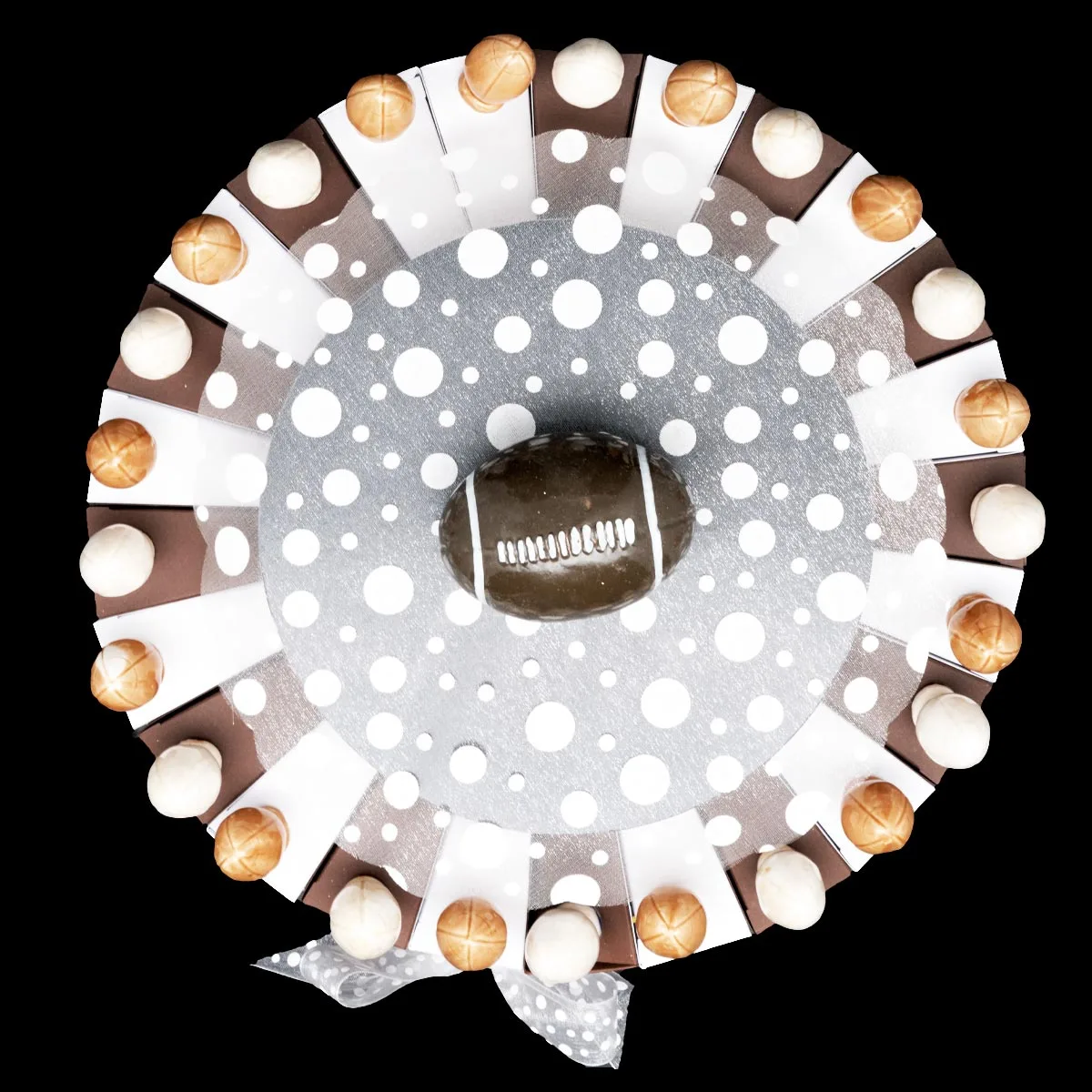 Gâteaux de Dragées Rugby Ballons – Image 2